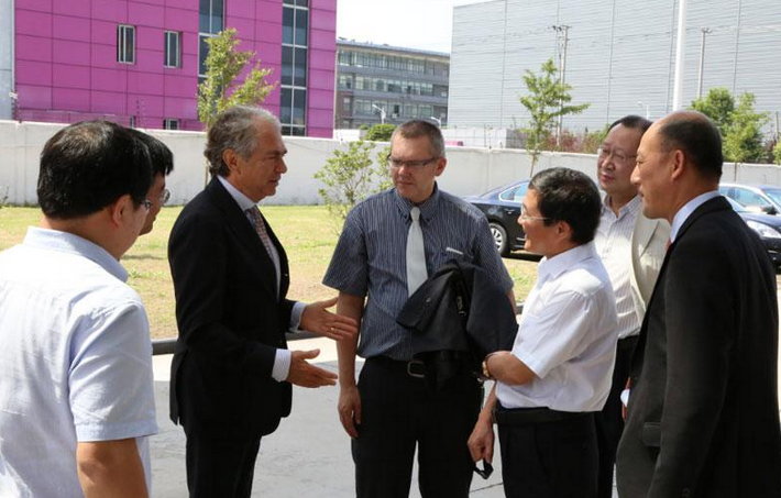 The chairman of German SK Group visited SANME